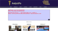 Desktop Screenshot of analysispro.net