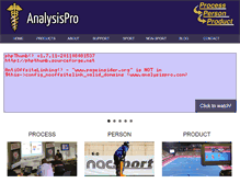 Tablet Screenshot of analysispro.net