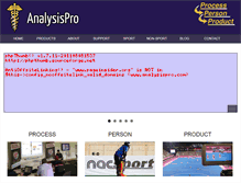 Tablet Screenshot of analysispro.com